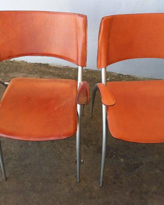Coppia sedie attesa/ricevimento cliente