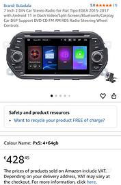 Fiat Tipo/Egea 2015-2017. Car play