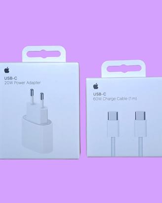 Kit Caricabatterie Apple Originale 20W NUOVO