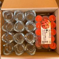 Set candele e porta candele IKEA