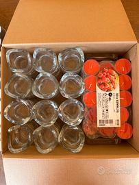 Set candele e porta candele IKEA