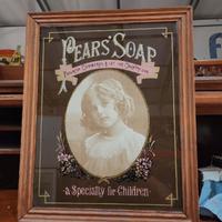 Specchio pubblicitario anni 70 PEARS SOAP