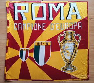 Bandiera Roma calcio 1984 Coppa dei Campioni