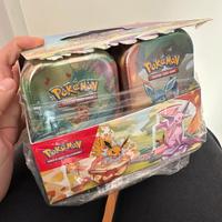 Pokemon mini tin evoluzioni prismatiche art set