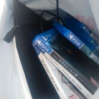 PS4 più sterzo e giochi 