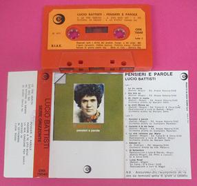 Lucio Battisti Pensieri e parole 1971 musicassetta