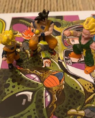 Lotto 3 Mini Action Figure Dragon Ball Z - DBZ