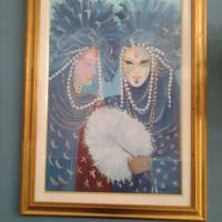 Quadro: Maschere Veneziane di Franca Cassone 