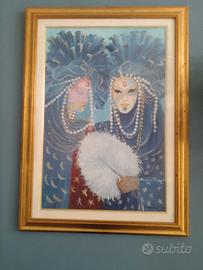 Quadro: Maschere Veneziane di Franca Cassone 