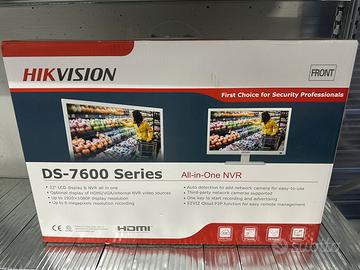 Lcd 22 pollici e nvr all in one hikvision