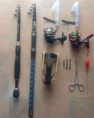 Canne Mulinelli Attrezzatura da pesca Completa