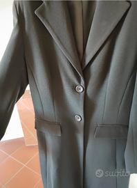 cappottino soprabito donna 44 nero