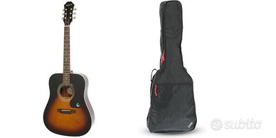 Chitarra Acustica Epiphone + Custodia + Accessori