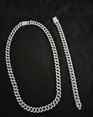 Collana e braccialetto uomo