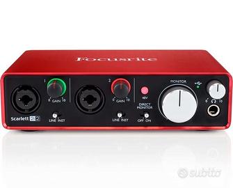 Scheda audio esterna Scarlett 2i2 2nd Gen