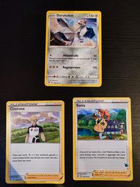 Lotto 3 carte Pokémon Fragore Ribelle