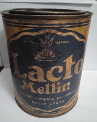 Scatola vintage Lacto Mellin anni 40 