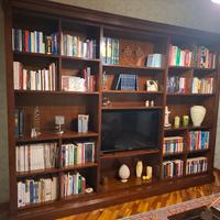 Libreria in legno massello di ciliegio