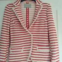 giacca donna tg 42 a righe Massimo Rebecchi  