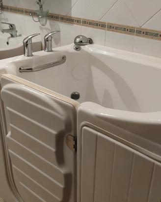 vasca da bagno per disabili con porta 