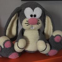 Coniglietto Pasquale all'uncinetto