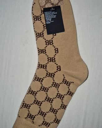 Calzini GUCCI x BALENCIAGA beige