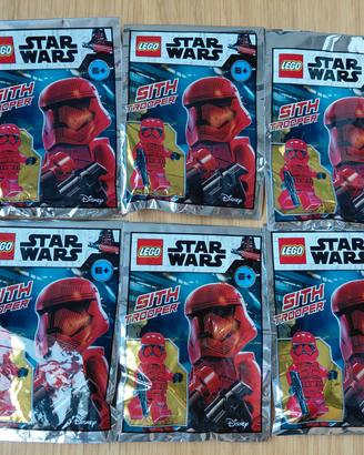 LEGO Star Wars 6 Sith Trooper Bustine Sigillate