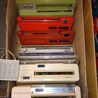 Blocco di 12 giradischi  vintage