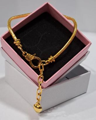 Bracciale Rigido Maglia Snake Color Oro
