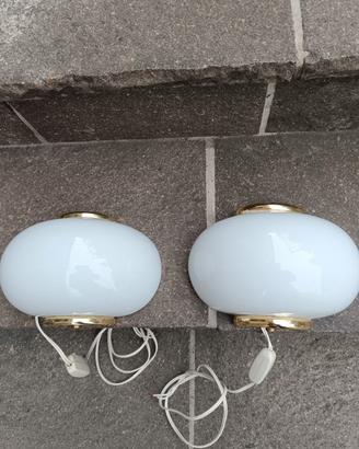 applique vetro opaline vintage 