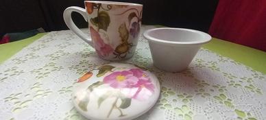 Tazza per te,tisane,in ceramica nuova 