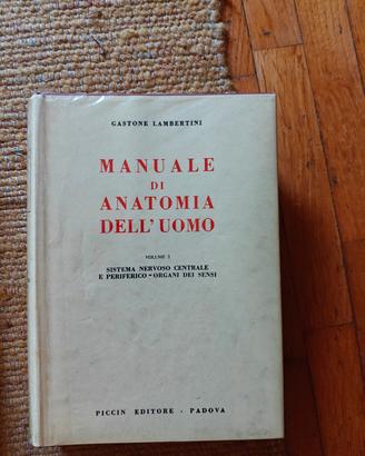 Gastone lambertini- manuale di anatomia  1972