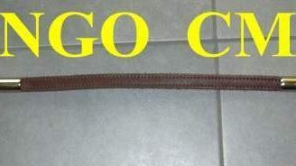 Guinzaglio in pelle con molla antistrappo