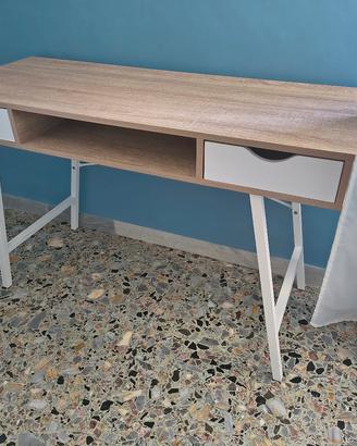 Scrivania 120x48 con cassetti