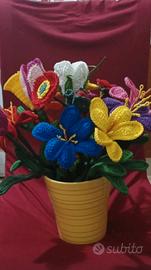 fiori all'uncinetto 