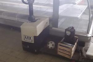 Transpallet elettrico per piccoli spazi Tir  celle