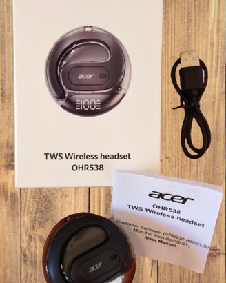 Auricolari Acer OHR538 TWS Wireless Headset