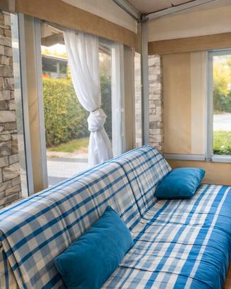 Roulotte + veranda in piazzola