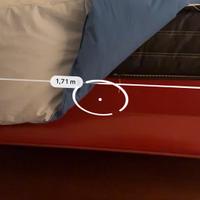 Letto Matrimoniale Retró 200x170 cm + Materasso