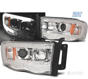 FARI PER DODGE RAM 02-06 CON TUBO LED CROMATO