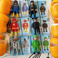 Lotto DC Playmobil 25/26 Kinder Sorpresa 6 pezzi