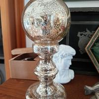 sfera decò in vetro soffiato al mercurio