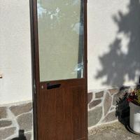 Porta a battente + zanzariera in alluminio