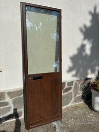 Porta a battente + zanzariera in alluminio