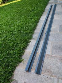 Coppia profilati fermaneve 395 cm + 16 viti
