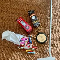 Starter Pack Golf: Putter +palline +tees +tag bag