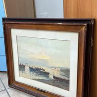 Dipinto olio su tavola M I DE ANGELIS