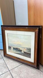 Dipinto olio su tavola M I DE ANGELIS