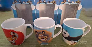Set 3 Tazze DreamWorks Heroes con Scatola