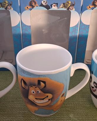 Set 3 Tazze DreamWorks Heroes con Scatola